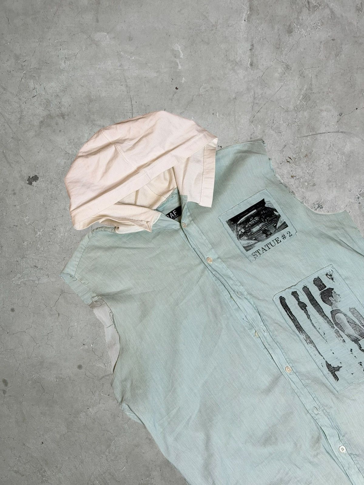 Raf Simons SS/06 Raf Simons Patch Hooded Shirt Size US M / EU 48-50 / 2 - 3 Thumbnail