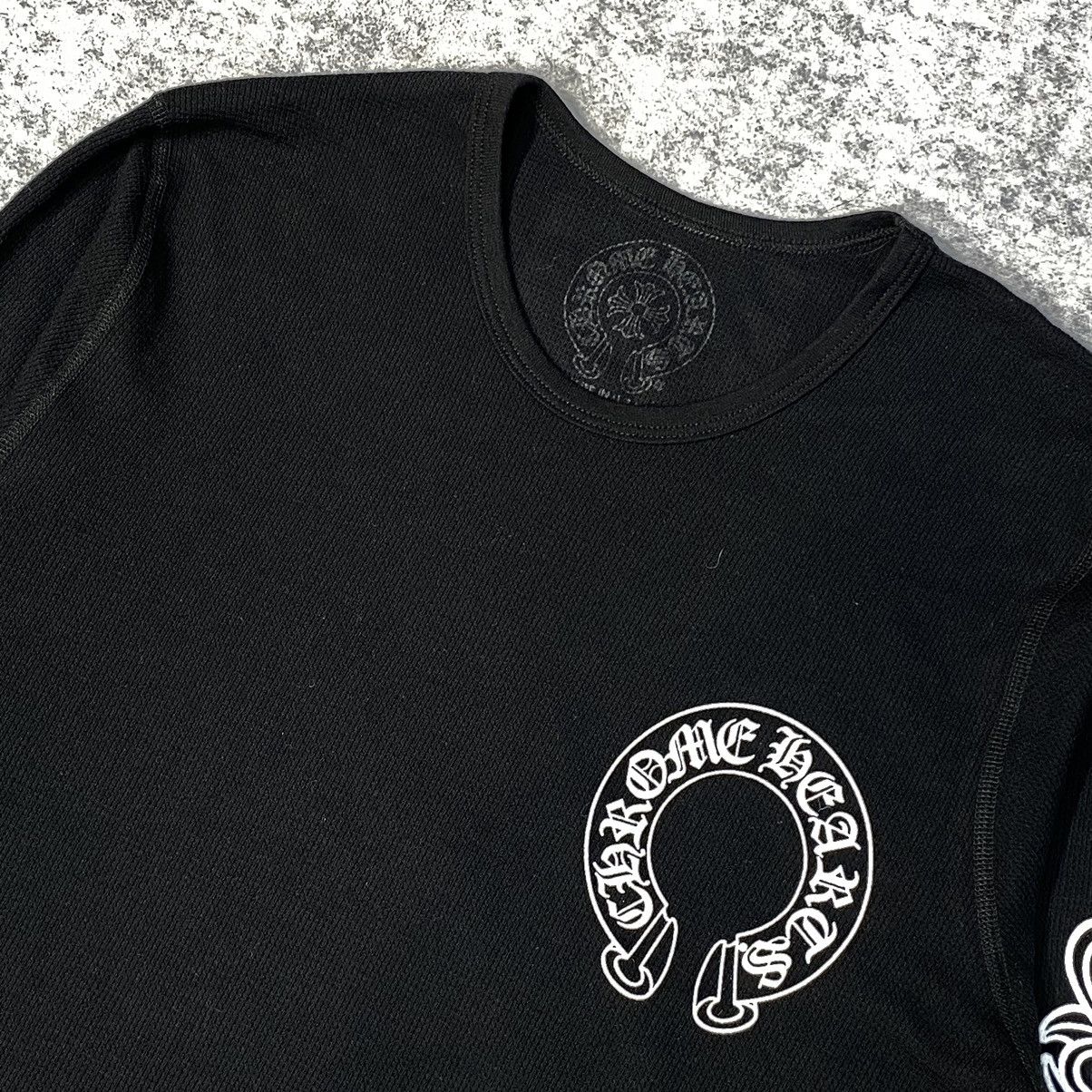 Chrome Hearts horseshoe Thermal long t-shirt black