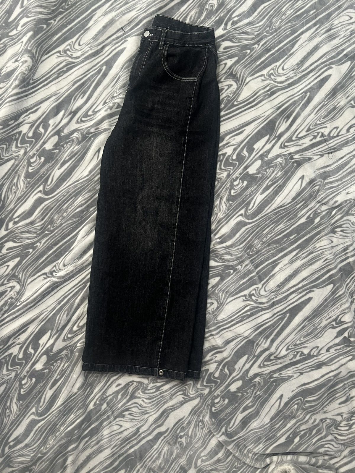 Other × Vintage Wide Leg Baggy Jeans Size US 30 / EU 46 - 3 Thumbnail