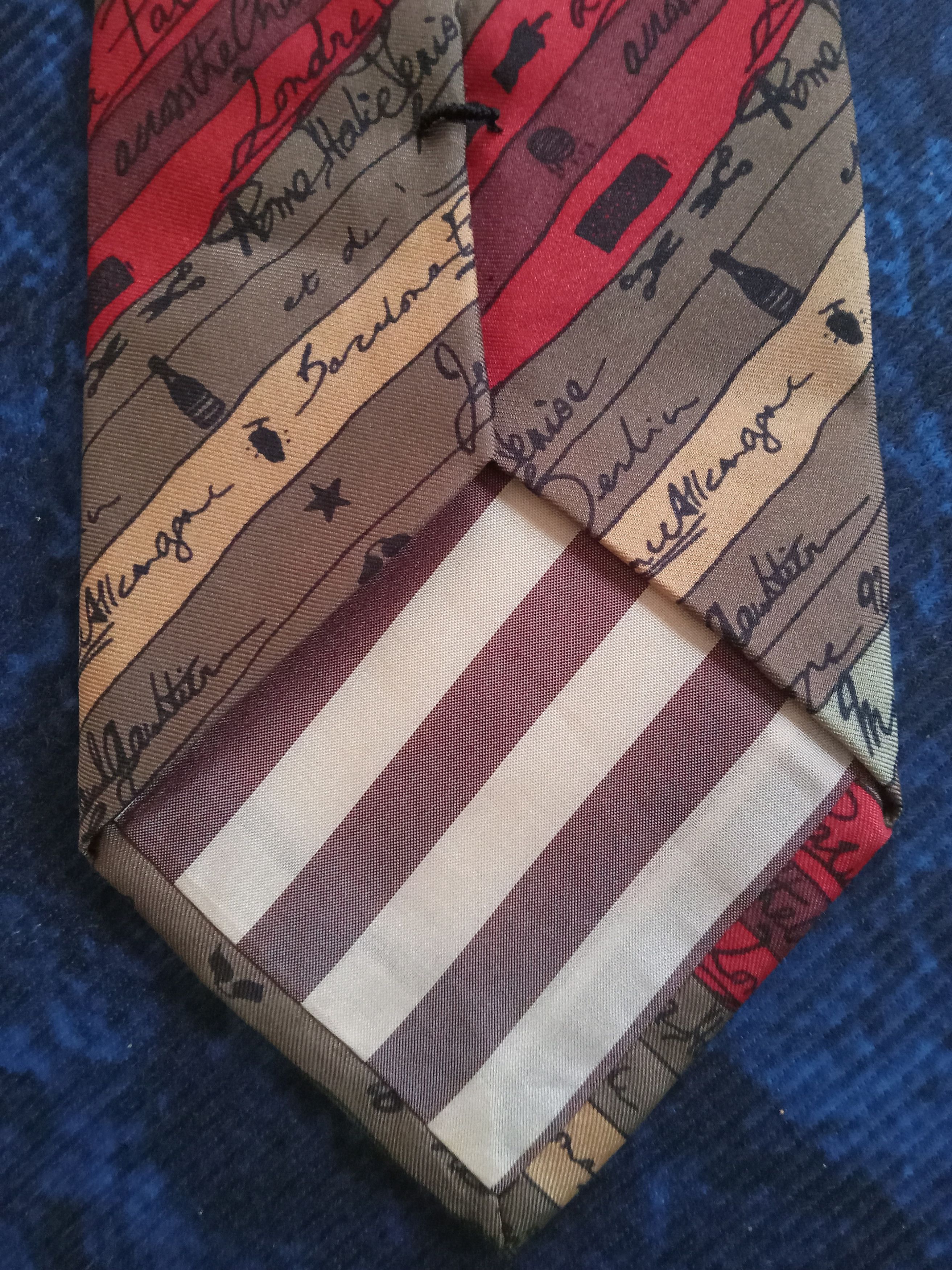 Jean Paul Gaultier Jean Paul Gaultier Homme Rare Design Vintage Necktie Size ONE SIZE - 6 Thumbnail