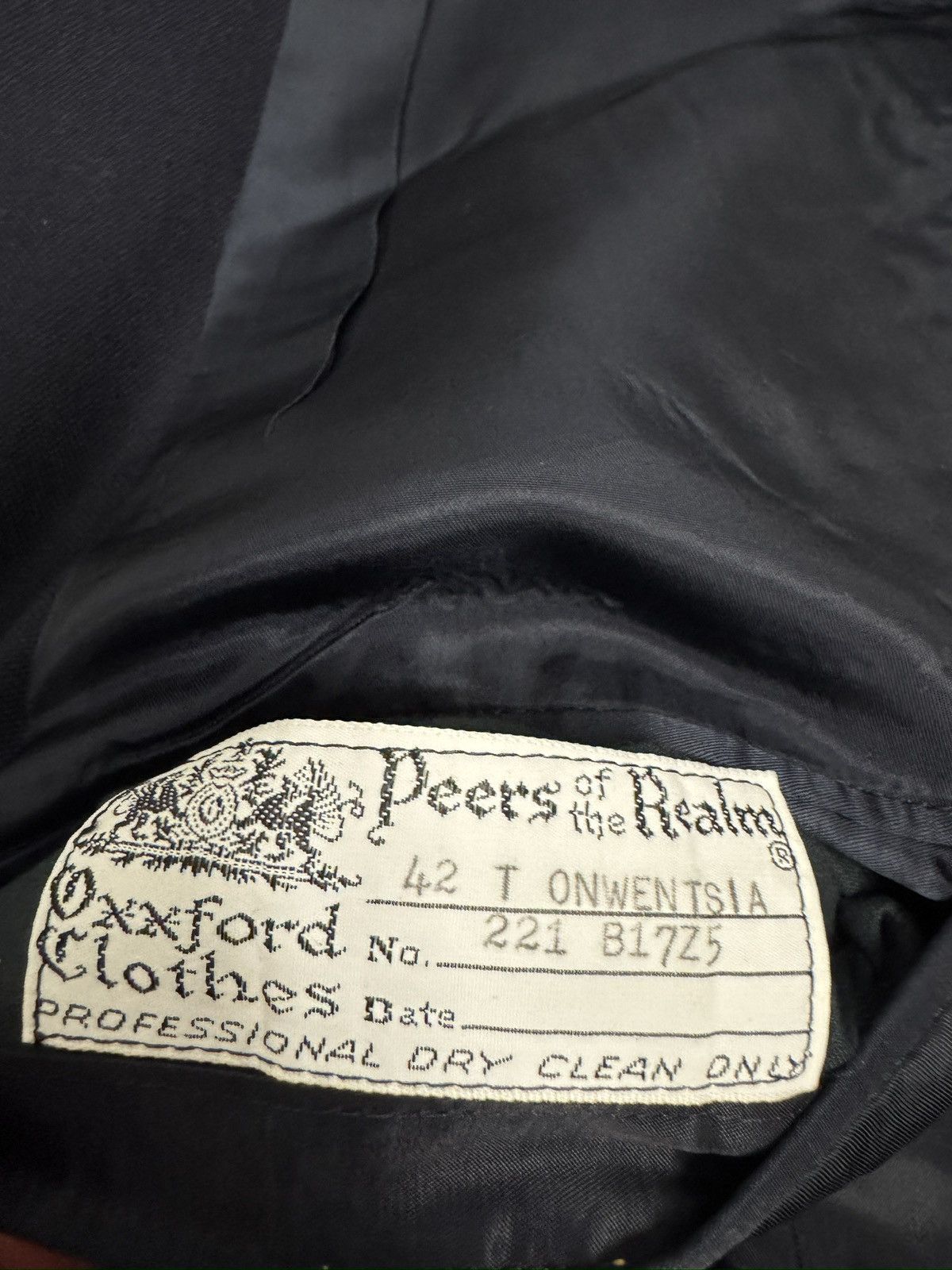 Oxxford Clothes Oxxford Clothes Hand Made In USA Wool Blazer 44R $3295 Size 44R - 8 Thumbnail