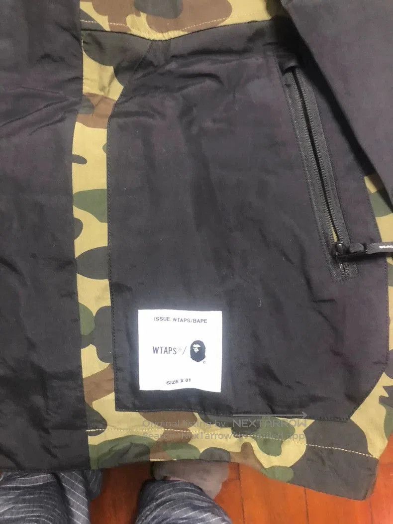 Bape WTAPS X BAPE Sherpa Camo Jacket. Size US S / EU 44-46 / 1 - 2 Thumbnail