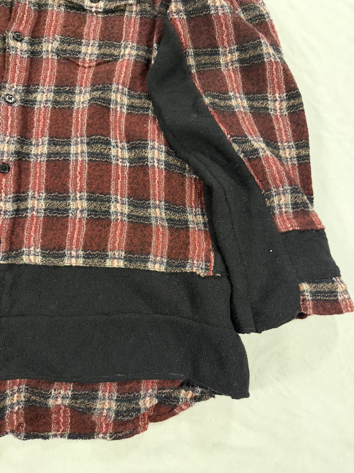 Saint Laurent Paris Saint Laurent Paris 2018 Gauze Wool Flannel Shirt Red Size L Size US L / EU 52-54 / 3 - 4 Thumbnail