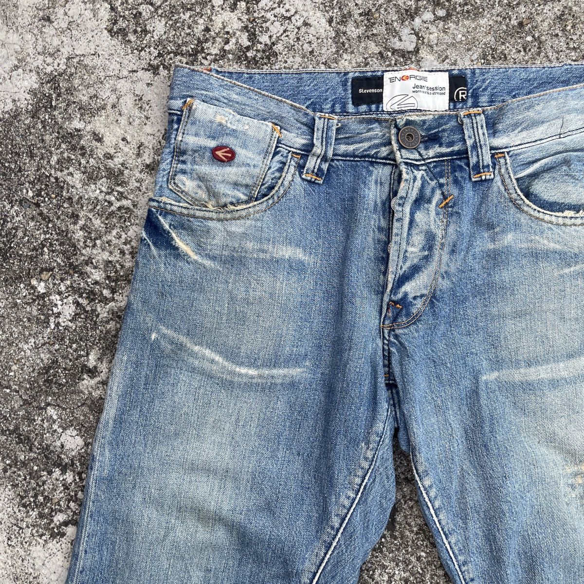 Energie Vintage Stevenson Energie Distressed Denim Jeans Size US 33 - 3 Thumbnail