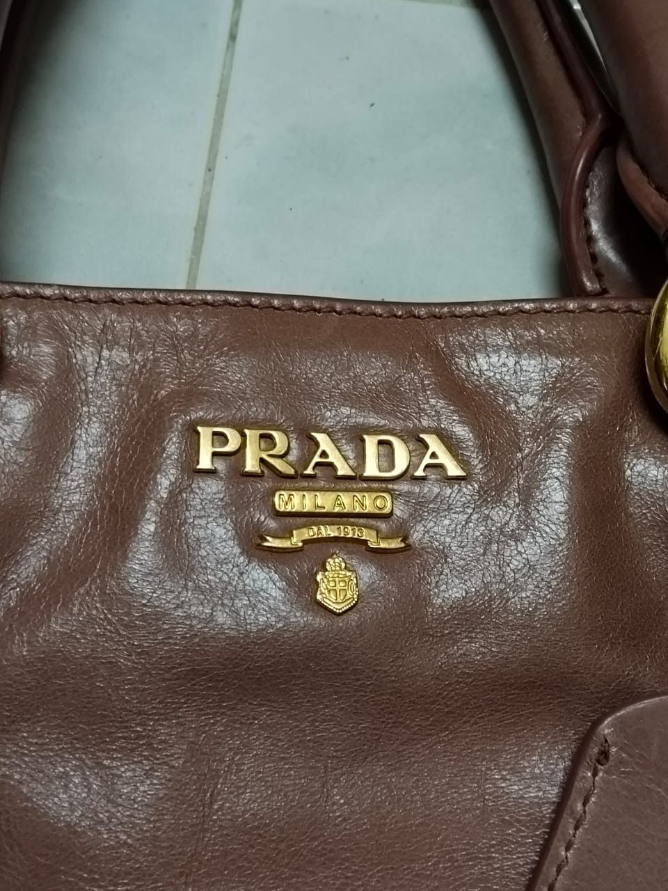Prada Authentic Prada Vitello Shine Shoulder Bag Size ONE SIZE - 13 Thumbnail