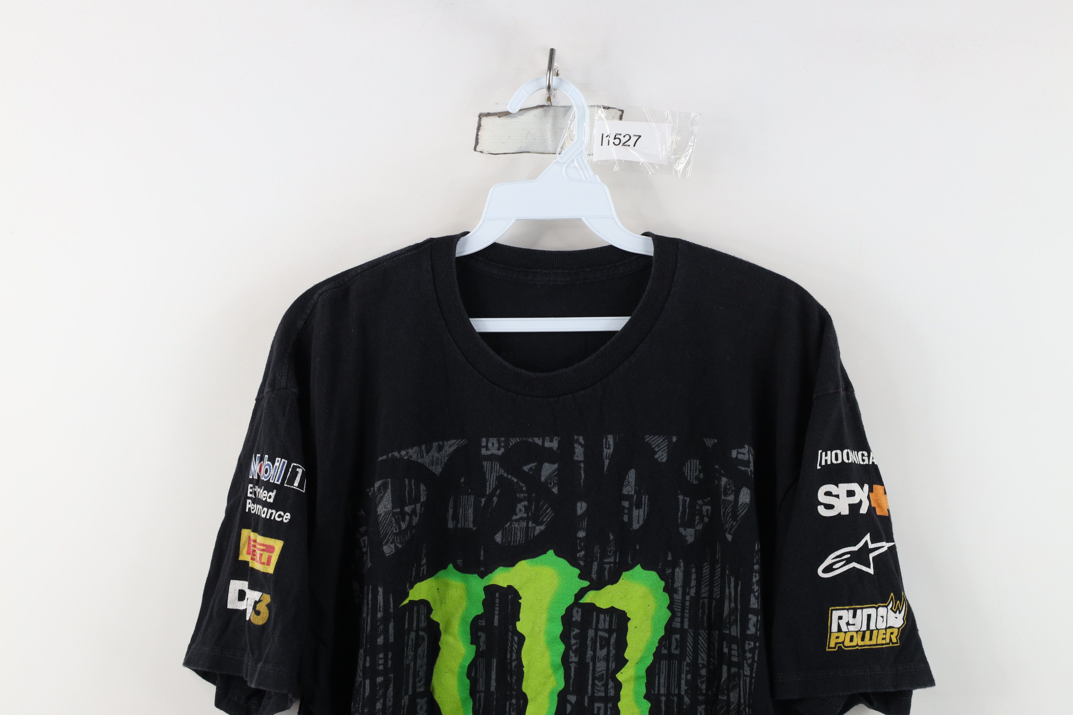 Vintage DC Shoes Monster Energy Drink Rally Car Racing T-Shirt Size US L / EU 52-54 / 3 - 2 Thumbnail