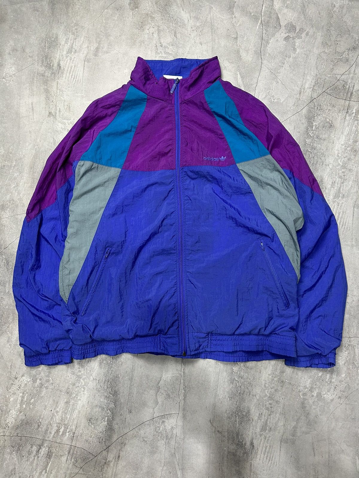 Adidas Vintage Adidas Tracksuit Track Jacket Track Pants Nylon Size US 38 / EU 54 - 2 Thumbnail