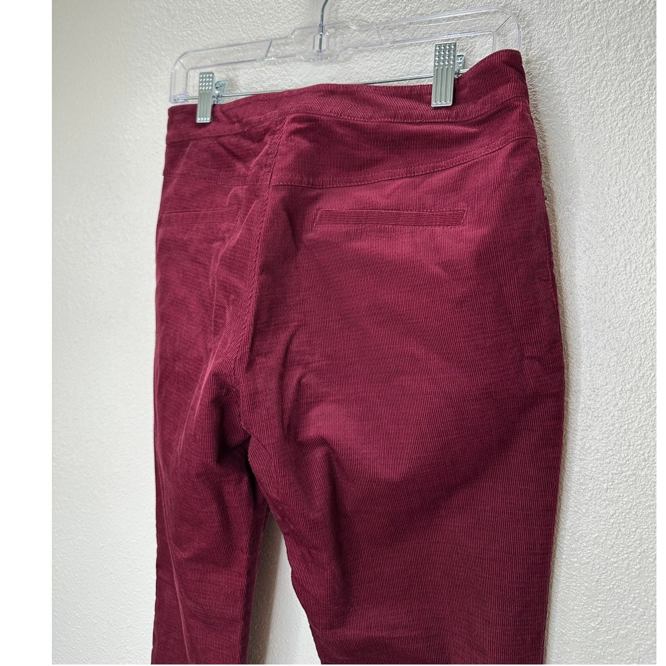 Other Jack Burgundy Red Corduroy Flare Low Rise Pants S Size 27" / US 4 / IT 40 - 7 Thumbnail