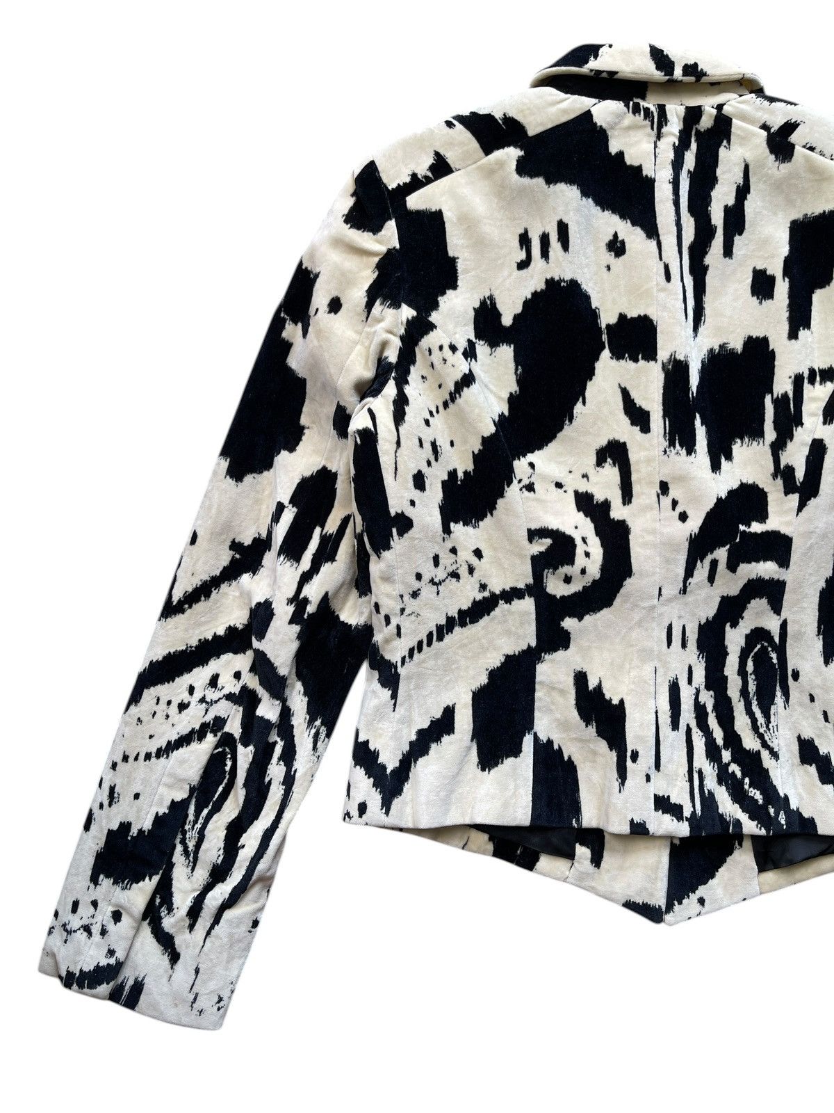 Etro Etro Milano Velvet Printed Cropped Coat Size M / US 6-8 / IT 42-44 - 11 Thumbnail
