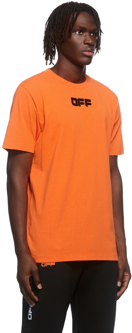Off-White Orange Rubber Arrow Font Logo T-Shirt Size US S / EU 44-46 / 1 - 2 Thumbnail