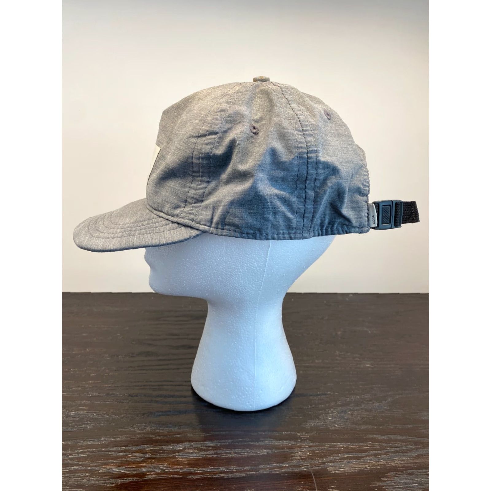 Vuori Vuori Hat Men One Size Gray Strapback Adjustable Soft Bill Dad Skate Travel Work Mens Size ONE SIZE - 4 Thumbnail
