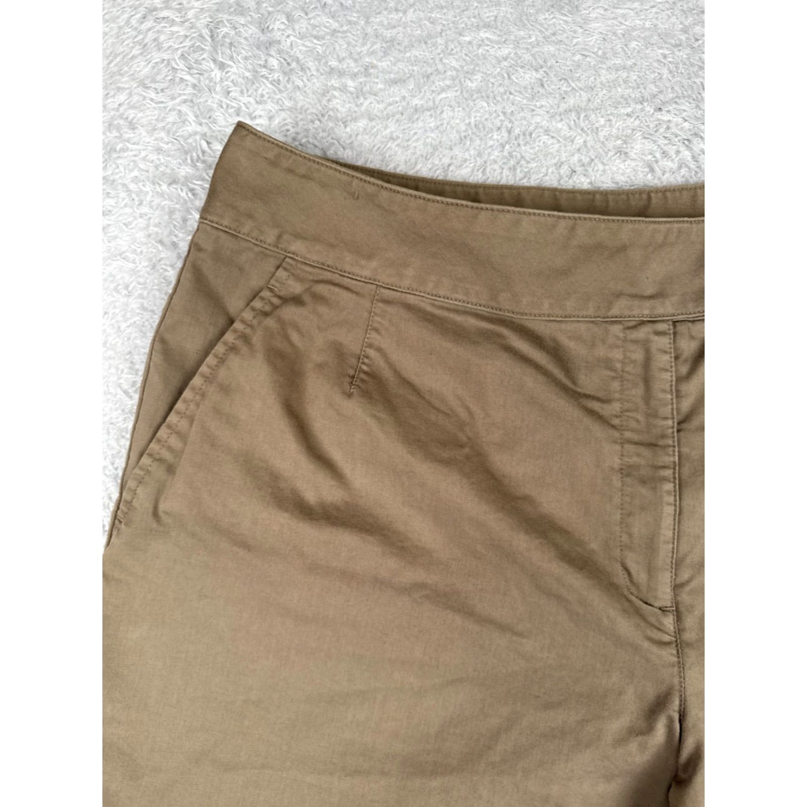 Nike Nike Shorts Womens 14 Beige Dri-Fit Polyester Blend Golf 34x10 Hike Golfer Womens Size 36" / US 14 / IT 50 - 4 Thumbnail
