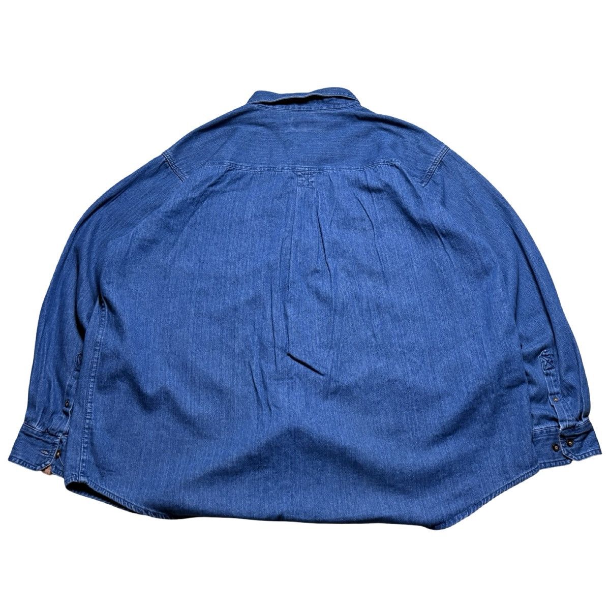 Faded Glory Vintage Faded Glory Authentics Denim Button Up Shirt 3XL Size US XXL / EU 58 / 5 - 7 Thumbnail