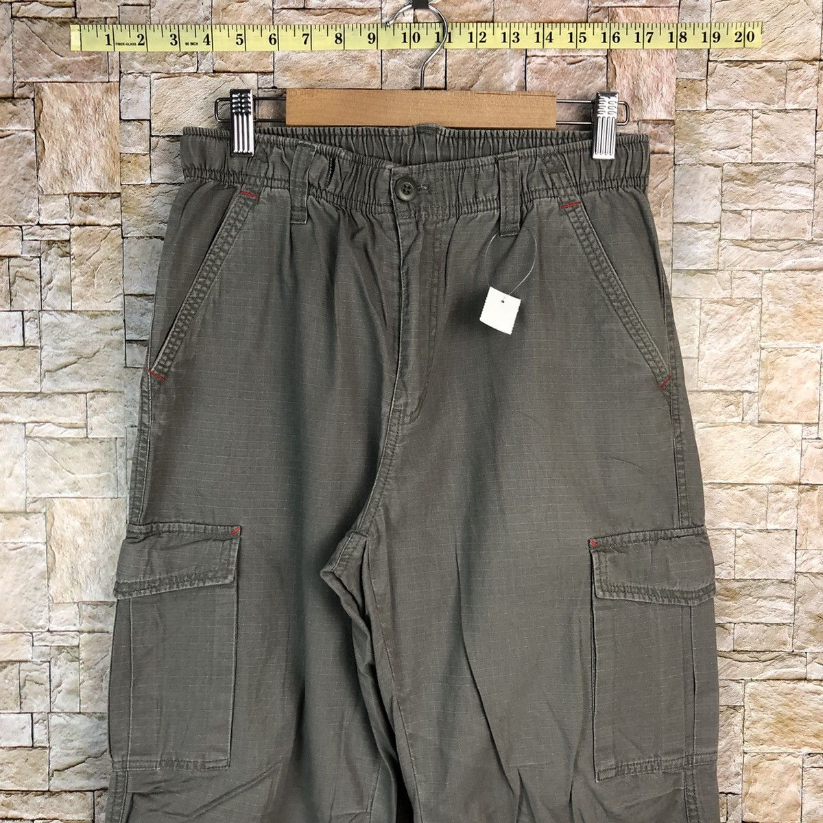 Japanese Brand Freude Grey utility tactical Cargo Multipocket Pants #A651 Size US 30 / EU 46 - 5 Thumbnail