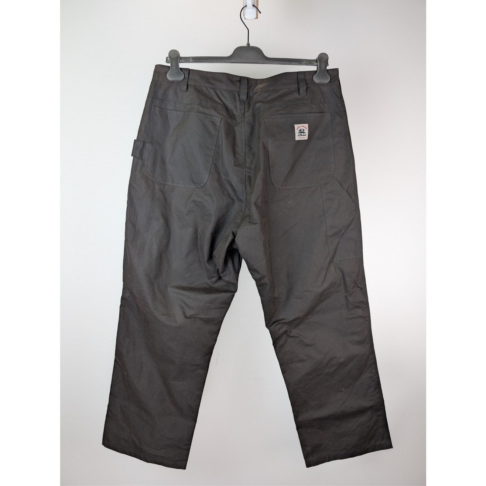 Bode o1rshd1 Waxed Cotton Knolly Brook Trousers in Brown Size US 38 / EU 54 - 11 Thumbnail