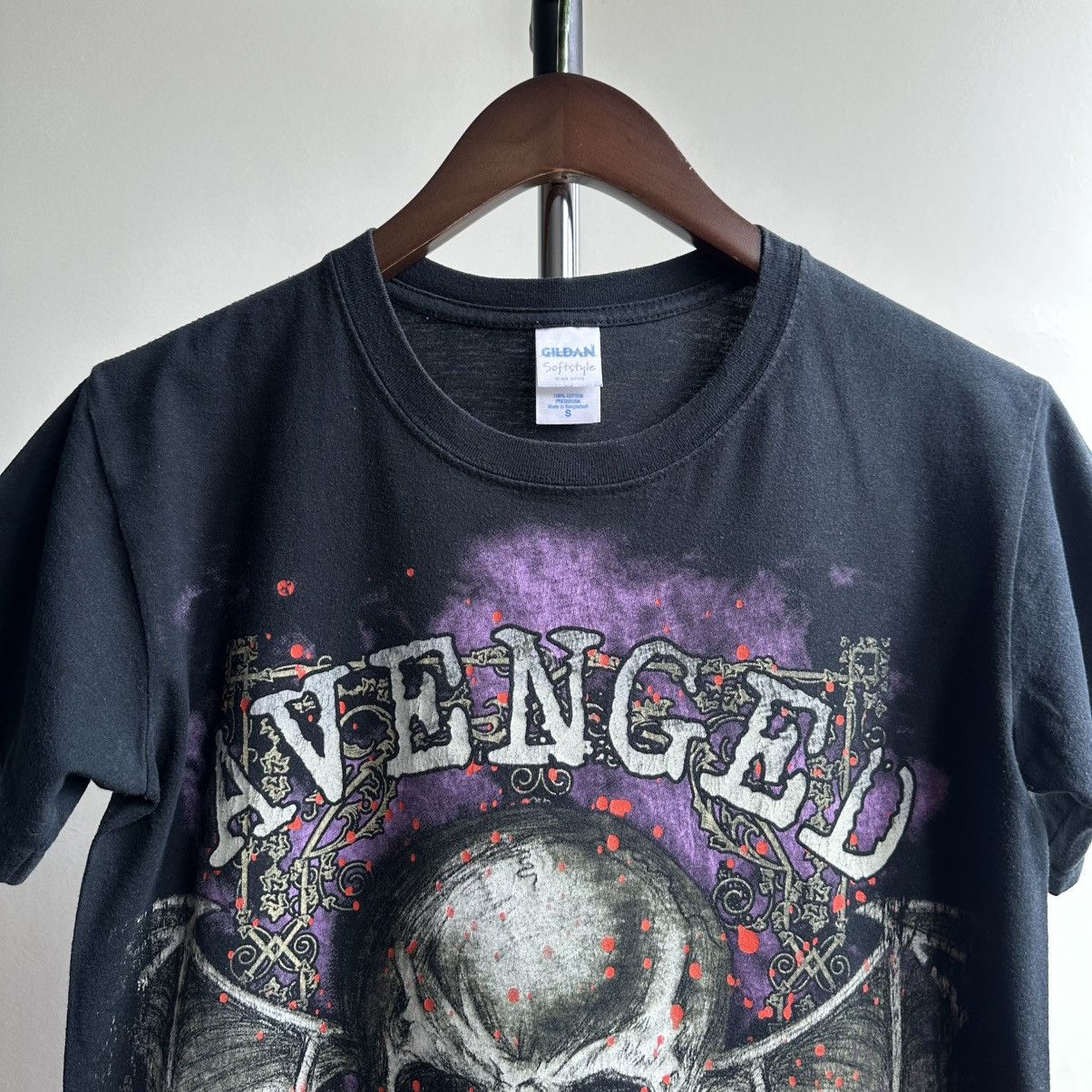 Band Tees × Vintage VINTAGE Y2K AVENGED SEVENFOLD SKULL BAND TEE Size US S / EU 44-46 / 1 - 2 Thumbnail