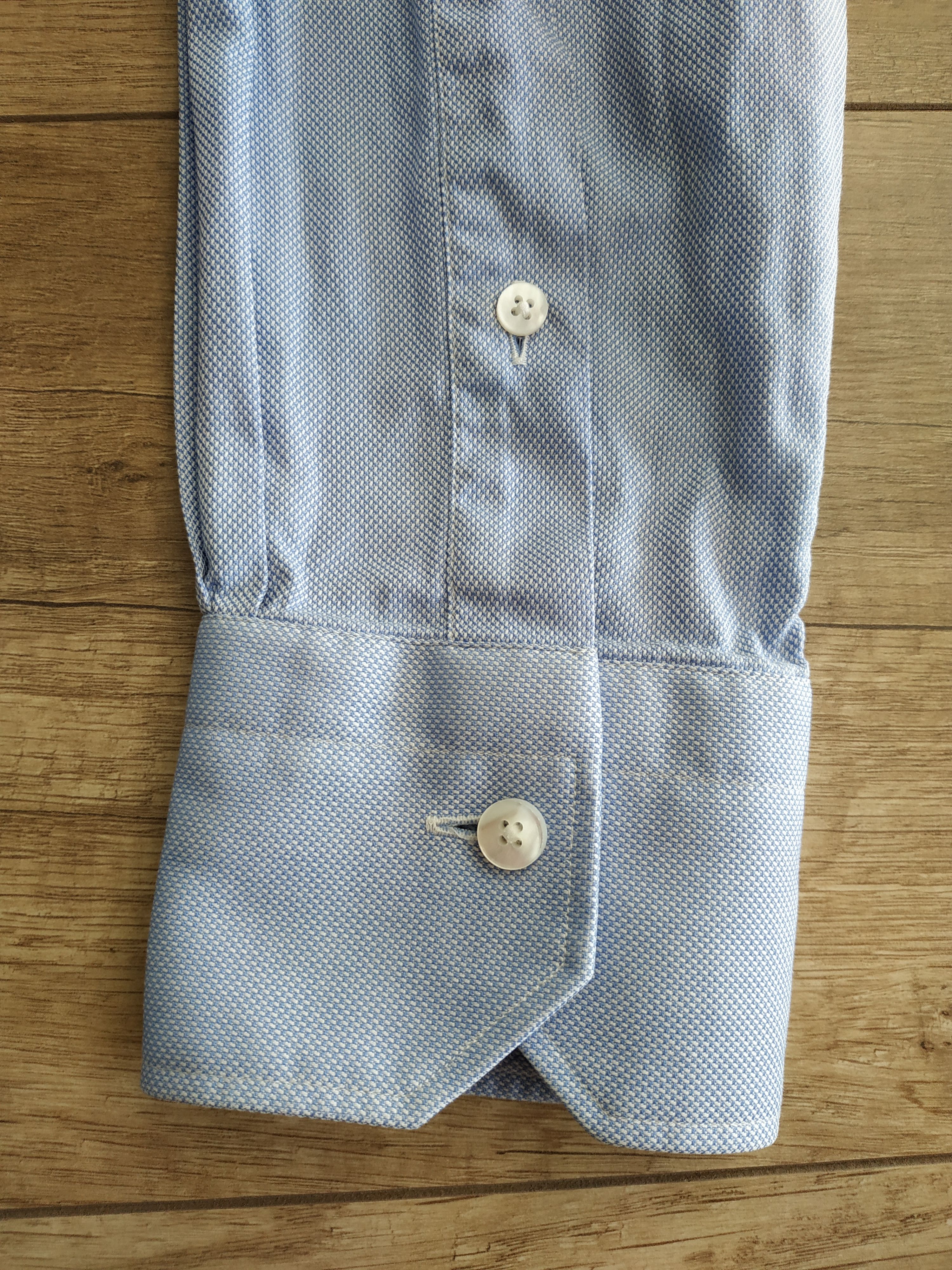 Ermenegildo Zegna ERMENEGILDO ZEGNA Men's Button Up Shirt, MEDIUM (42 Collar) Size US M / EU 48-50 / 2 - 6 Thumbnail