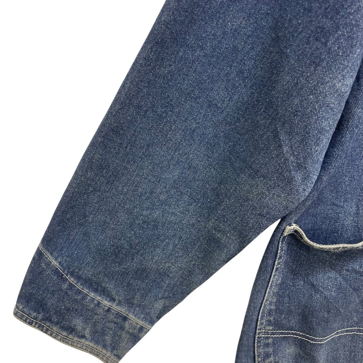 45rpm 💥Vintage Sunfaded Pairshine Worker Denim Jacket Size US L / EU 52-54 / 3 - 7 Thumbnail