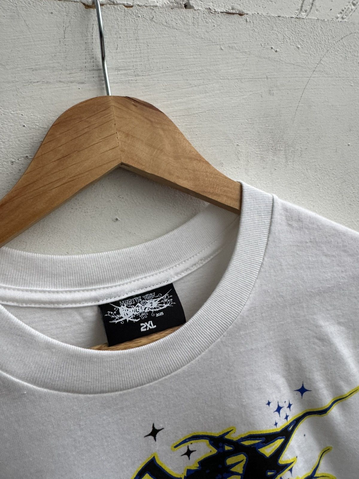 Drain Gang Drain Gang GTB Bladee Martyr Tour T-Shirt In White Size US XXL / EU 58 / 5 - 8 Thumbnail