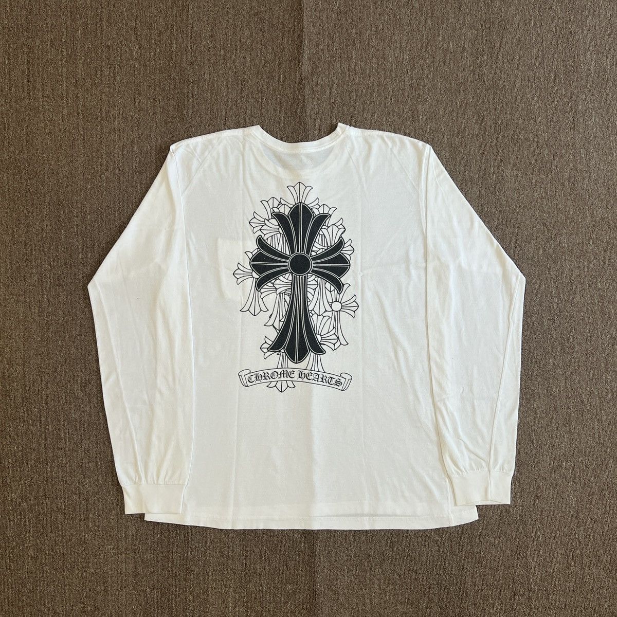 Chrome Hearts Mahal Kita Monogram Cross Velvet Shirt main image 1