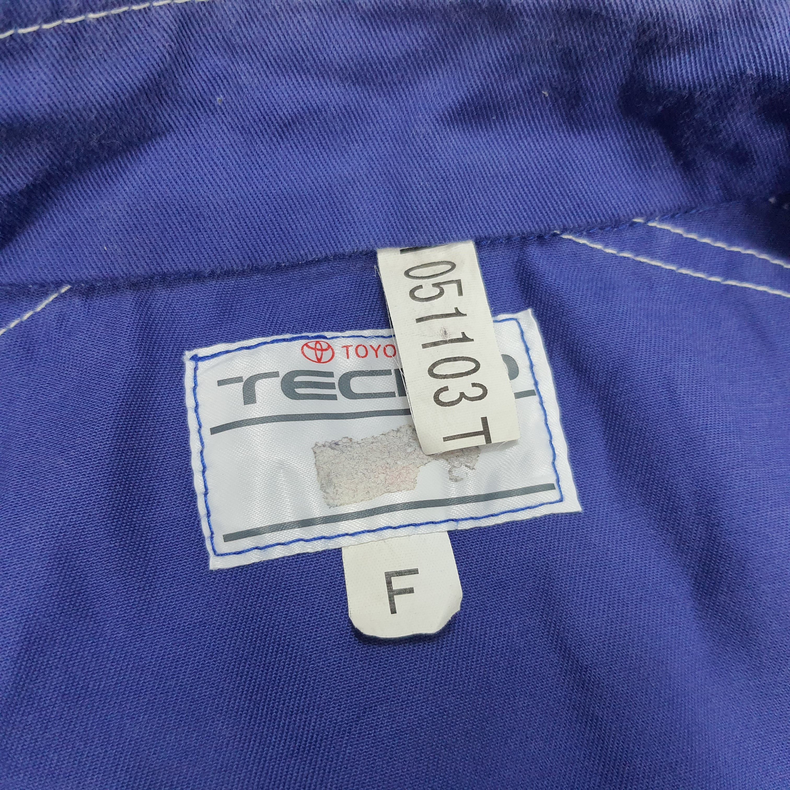 Japanese Brand × Vintage Vintage Toyota Tecno Japan Motorsports Coverall Size US XXL / EU 58 / 5 - 9 Thumbnail