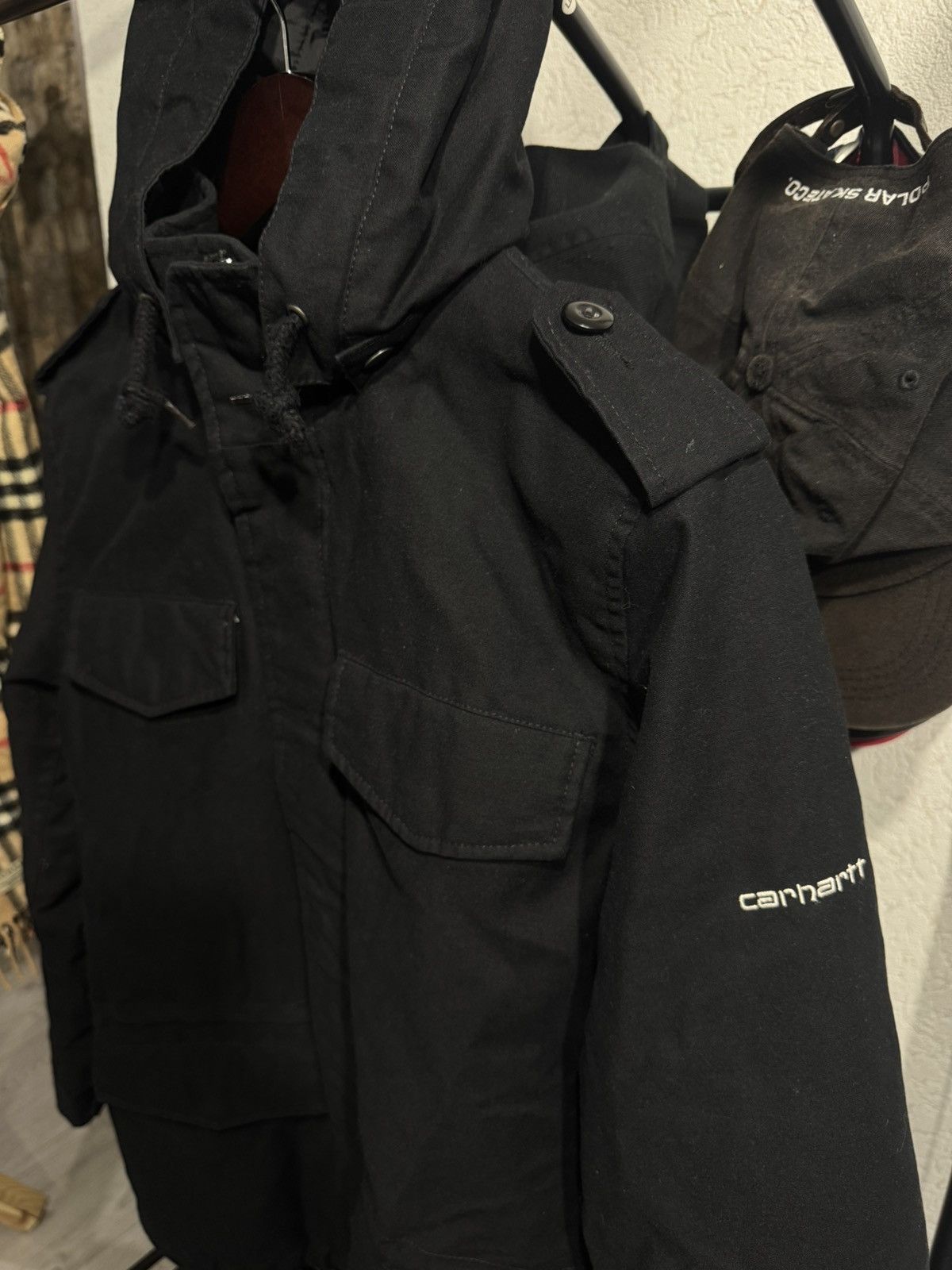 Carhartt Carhartt W’Hickman Coat Parka In Black Size M / US 6-8 / IT 42-44 - 1 Thumbnail
