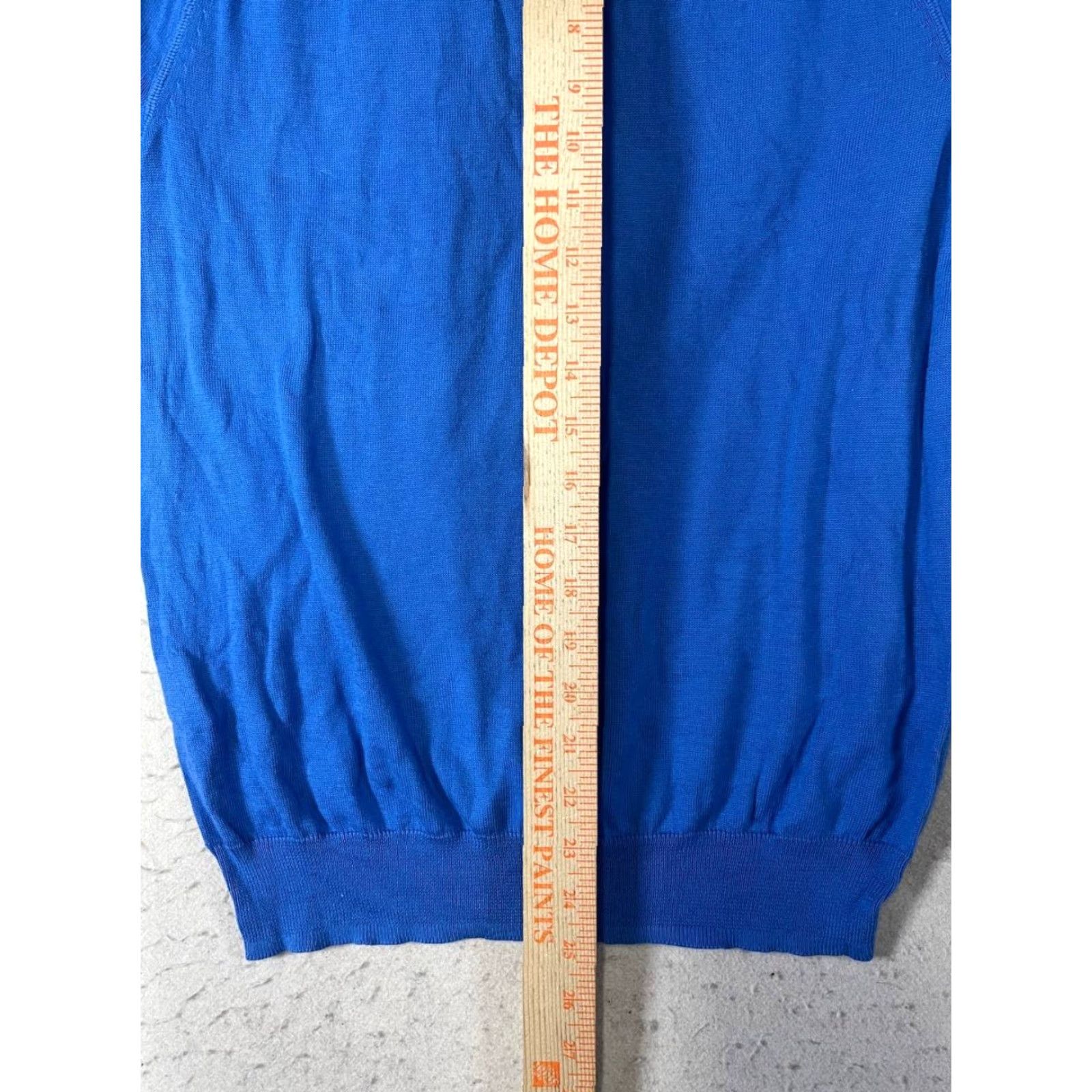 Vince Vince Mens Sweater Small Blue Lightweight 100% Cotton Knit Pullover Size US S / EU 44-46 / 1 - 5 Thumbnail