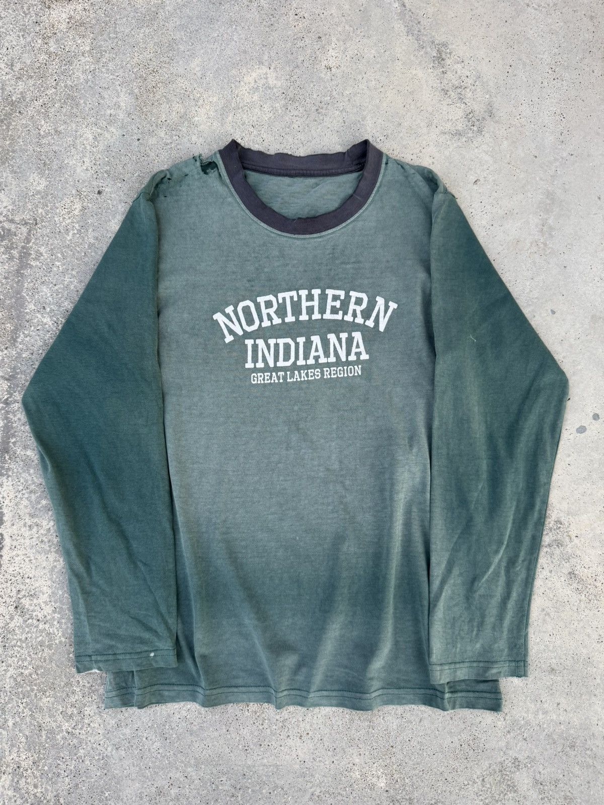 Vintage Distressed Northen Indiana Sun Faded Tees Size US M / EU 48-50 / 2 - 1 Thumbnail