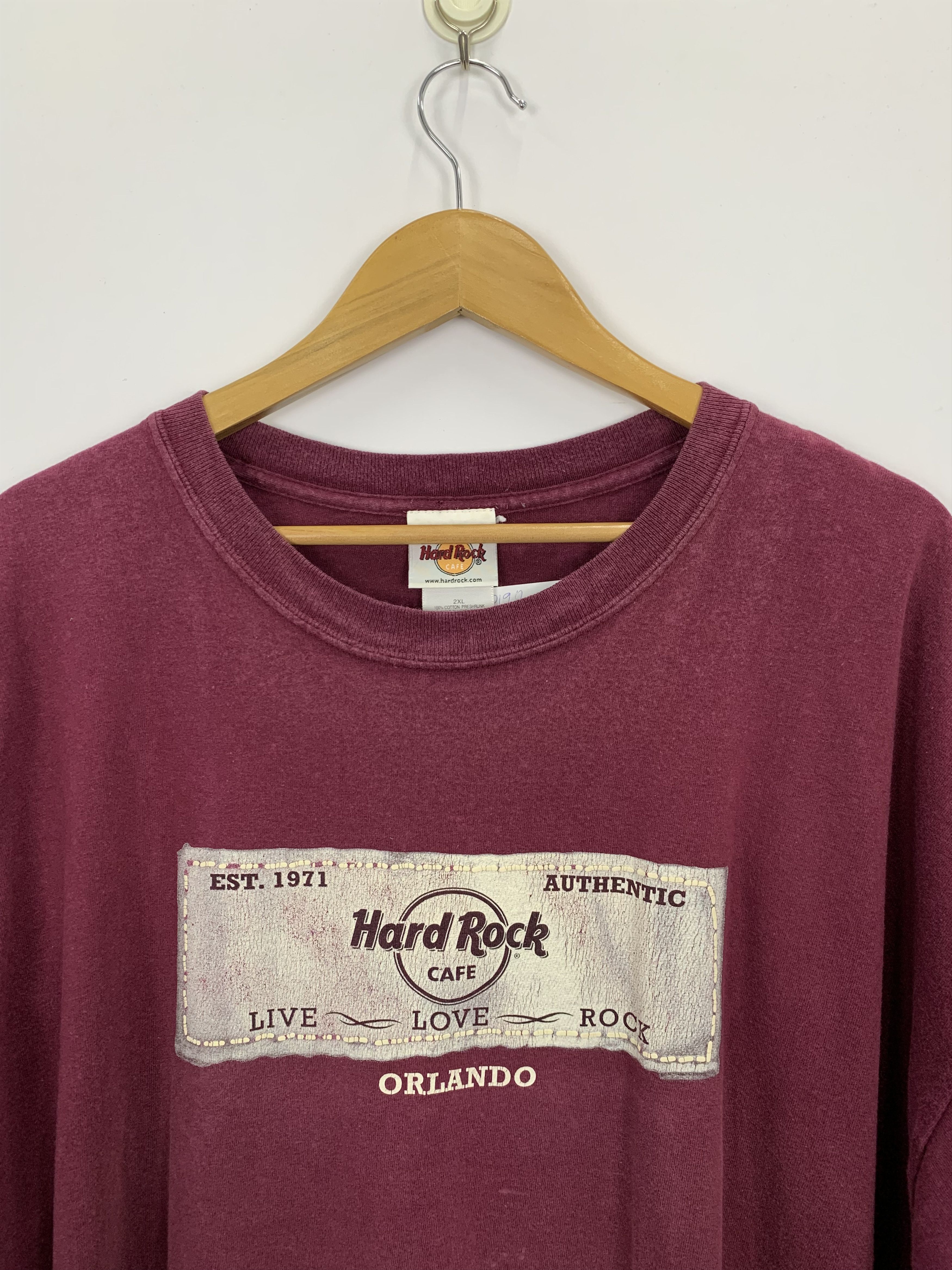 Hard Rock Cafe Vintage 90s Hard Rock Cafe T Shirt TA0190 Size US XXL / EU 58 / 5 - 9 Thumbnail