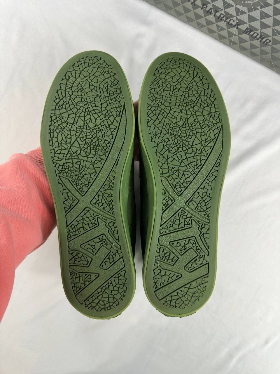 Patrick Mohr K1X x Patrick Mohr Mk6 Army Green High Leather Sneakers Size US 12 / EU 45 - 7 Thumbnail