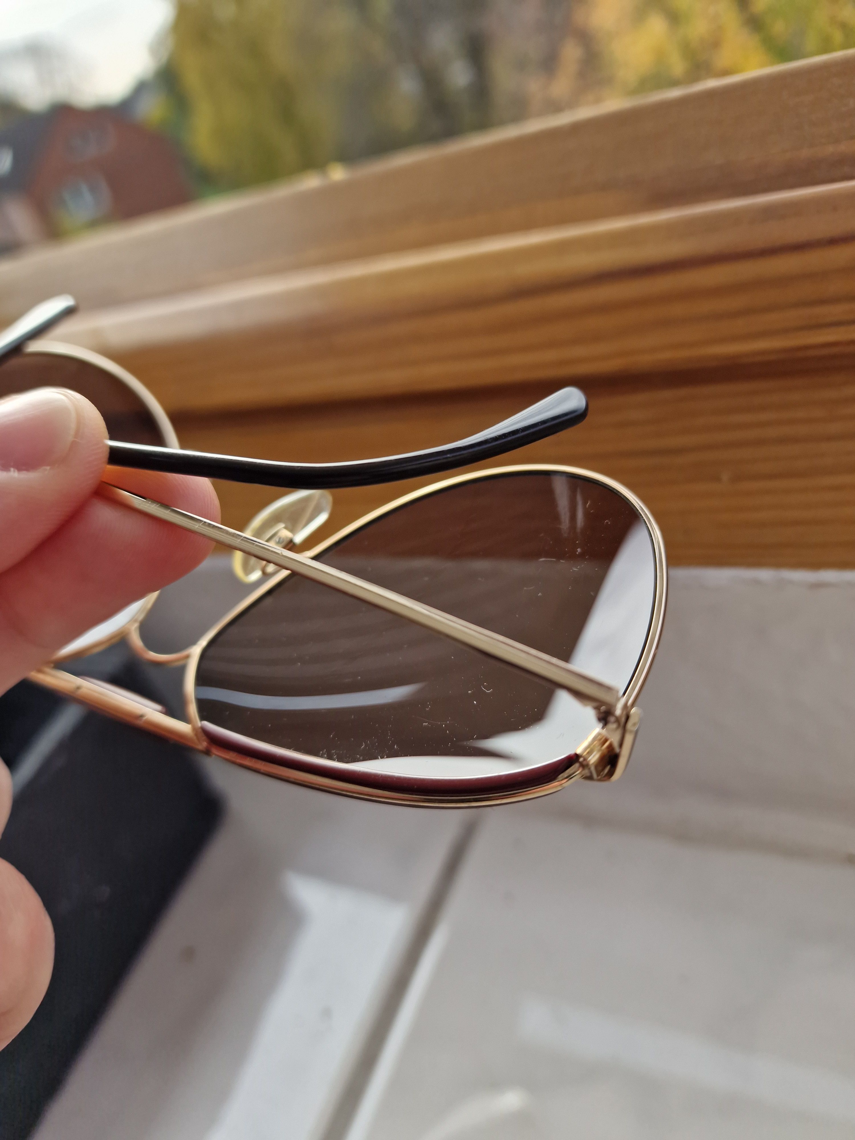 Vintage RODENSTOCK AVIATOR Sunglasses REMO GOLD \ BROWN Lensess USED Size ONE SIZE - 21 Thumbnail