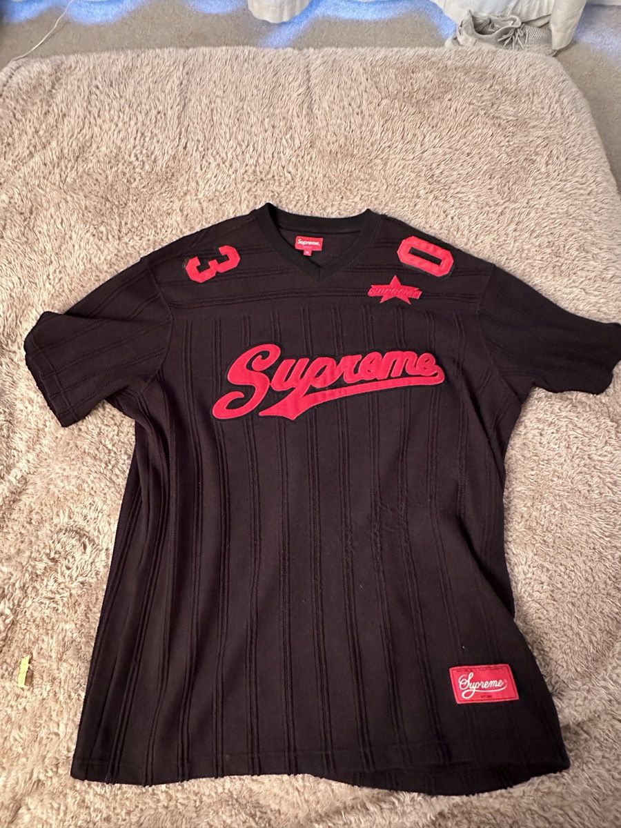 Image of Supreme Football Jersey in Black, Men's (Size XL)