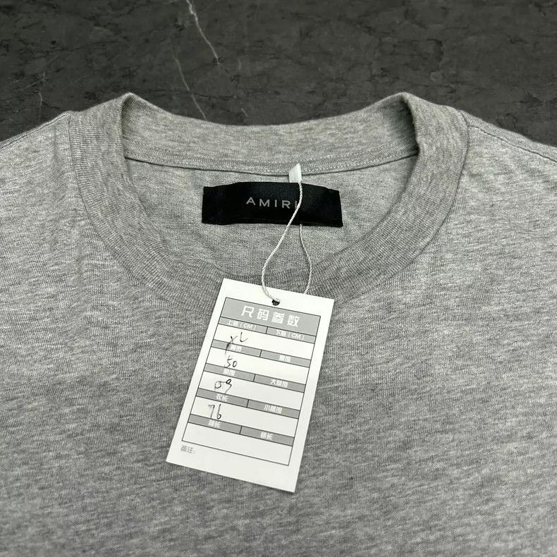Amiri Amiri Front Letter Logo Short Sleeve T-Shirt Size US XL / EU 56 / 4 - 6 Thumbnail