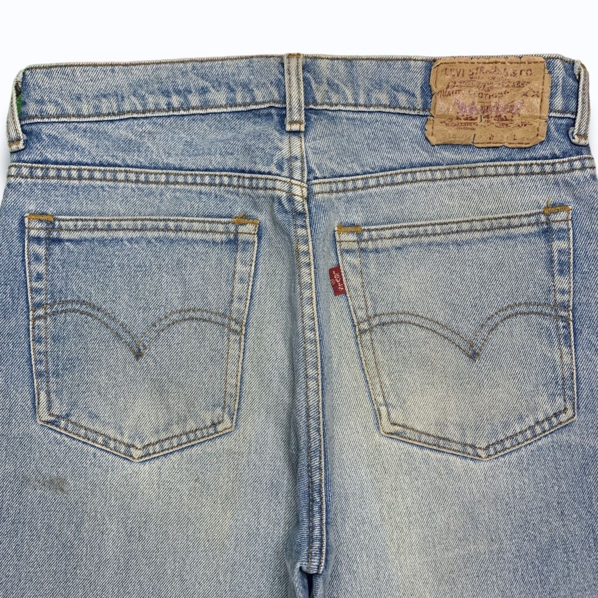 Levi's Vintage 90s Levis 515 Stained Light Wash Baggy Jeans 31x29 Size US 31 - 6 Thumbnail