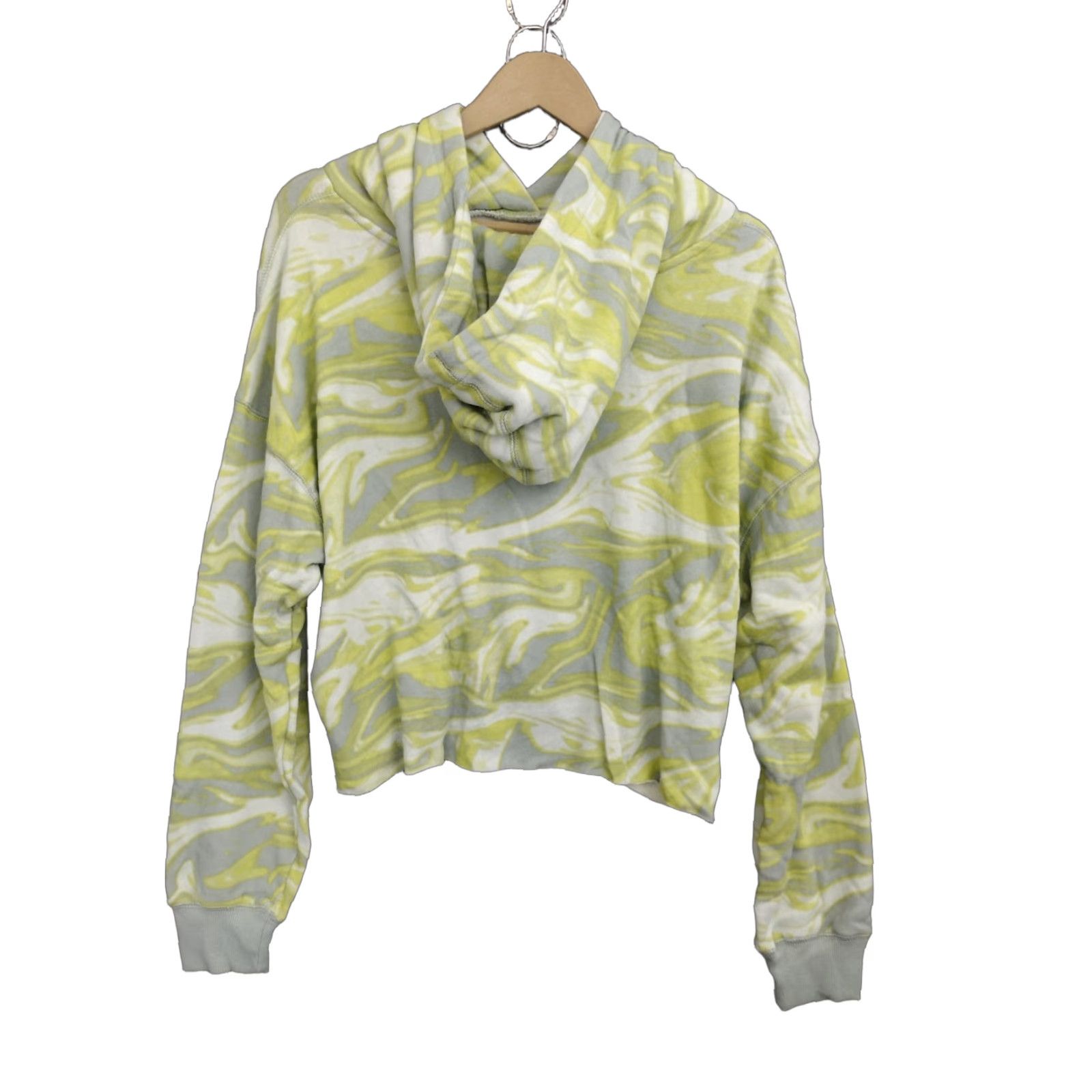 Vintage Wild Fable Hoodie Womens Crop Sweatshirt Green 2XL XS? Size XXL / US 16-18 / IT 52-54 - 1 Thumbnail