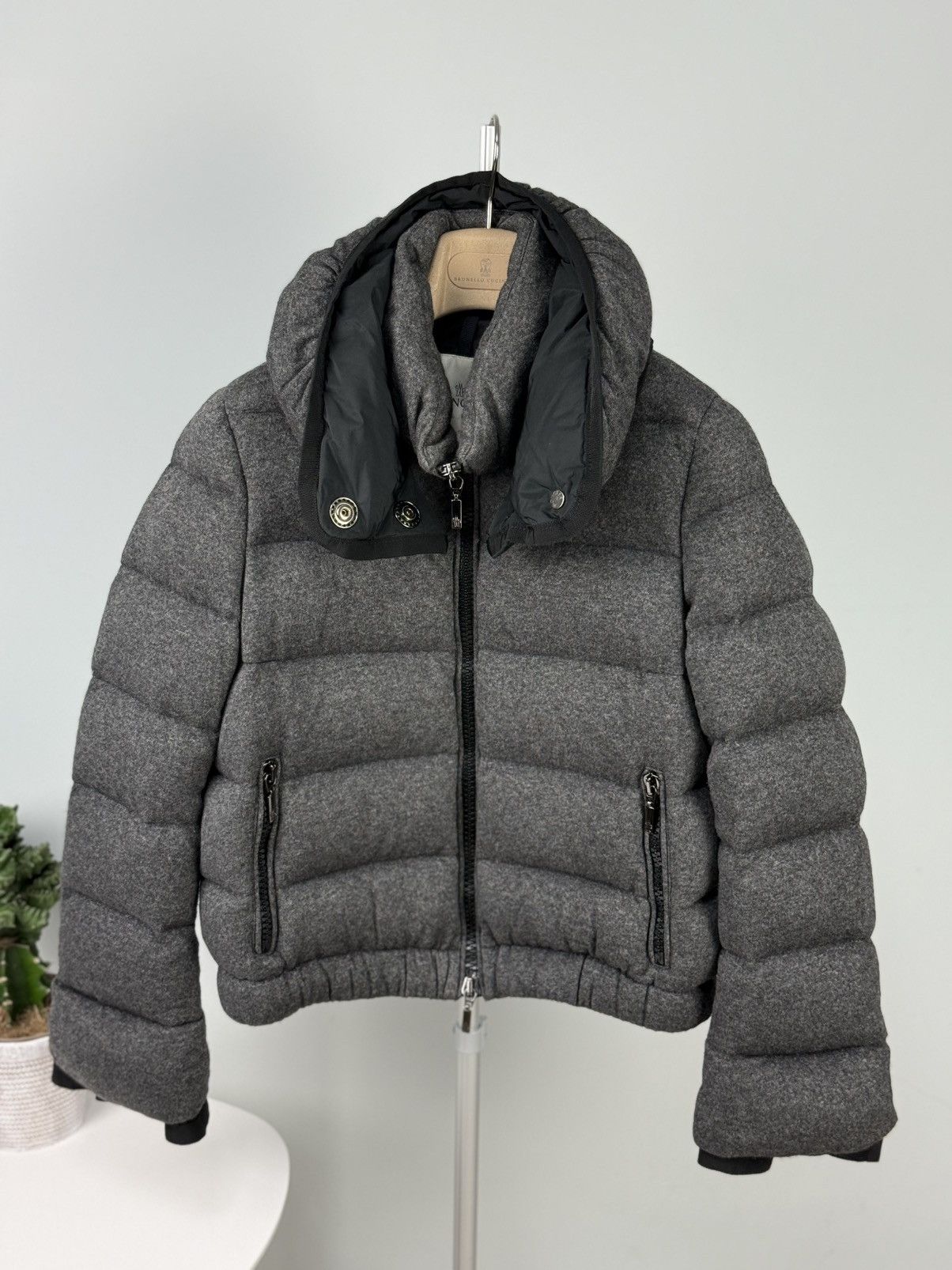 Moncler Moncler CHABARROU GIUBBOTTO Wool Puffer Jacket Size S / US 4 / IT 40 - 5 Thumbnail