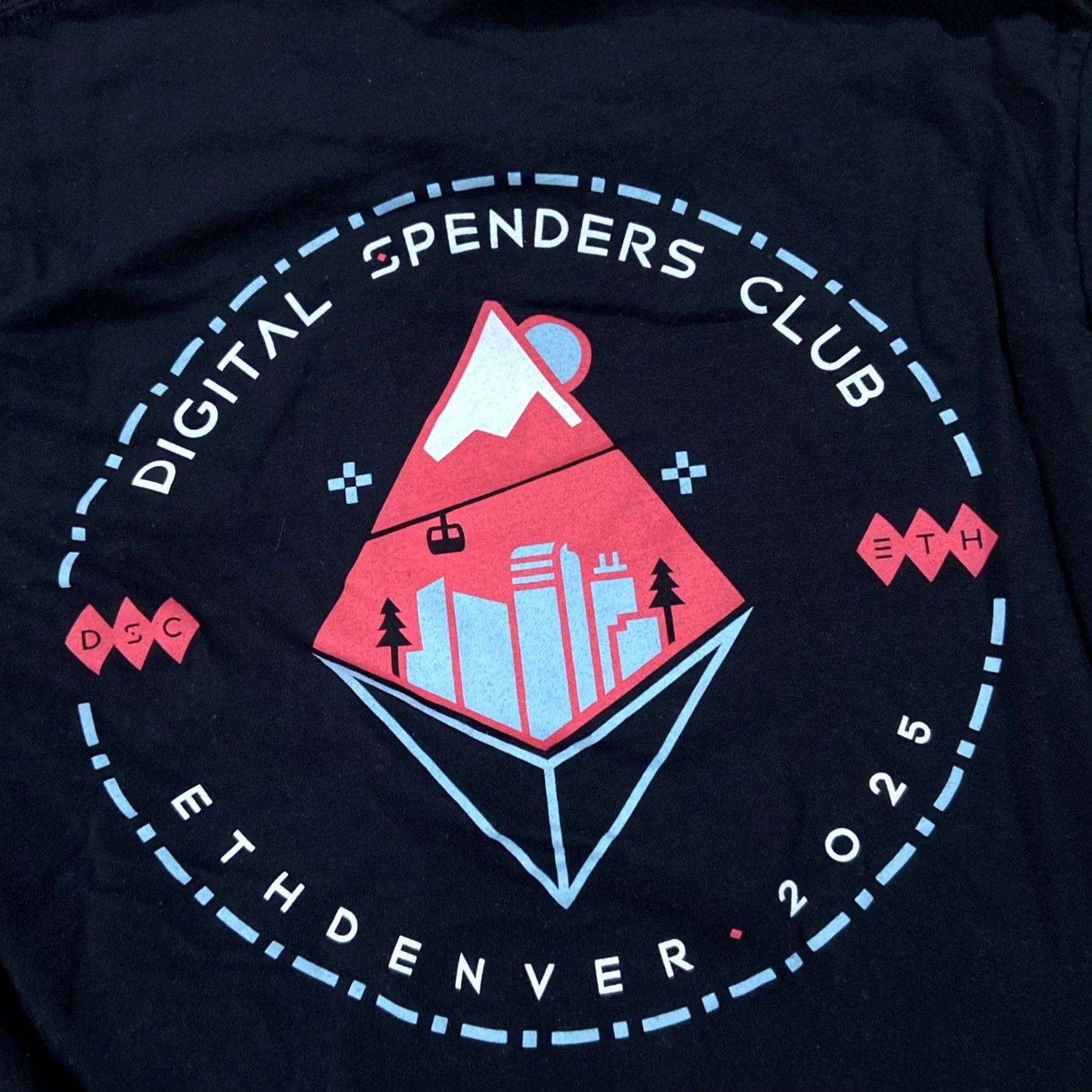Vintage Ethereum Digital Spenders Club Denver 2025 T Shirt M Black Crypto Web3 Men Size US M / EU 48-50 / 2 - 7 Thumbnail
