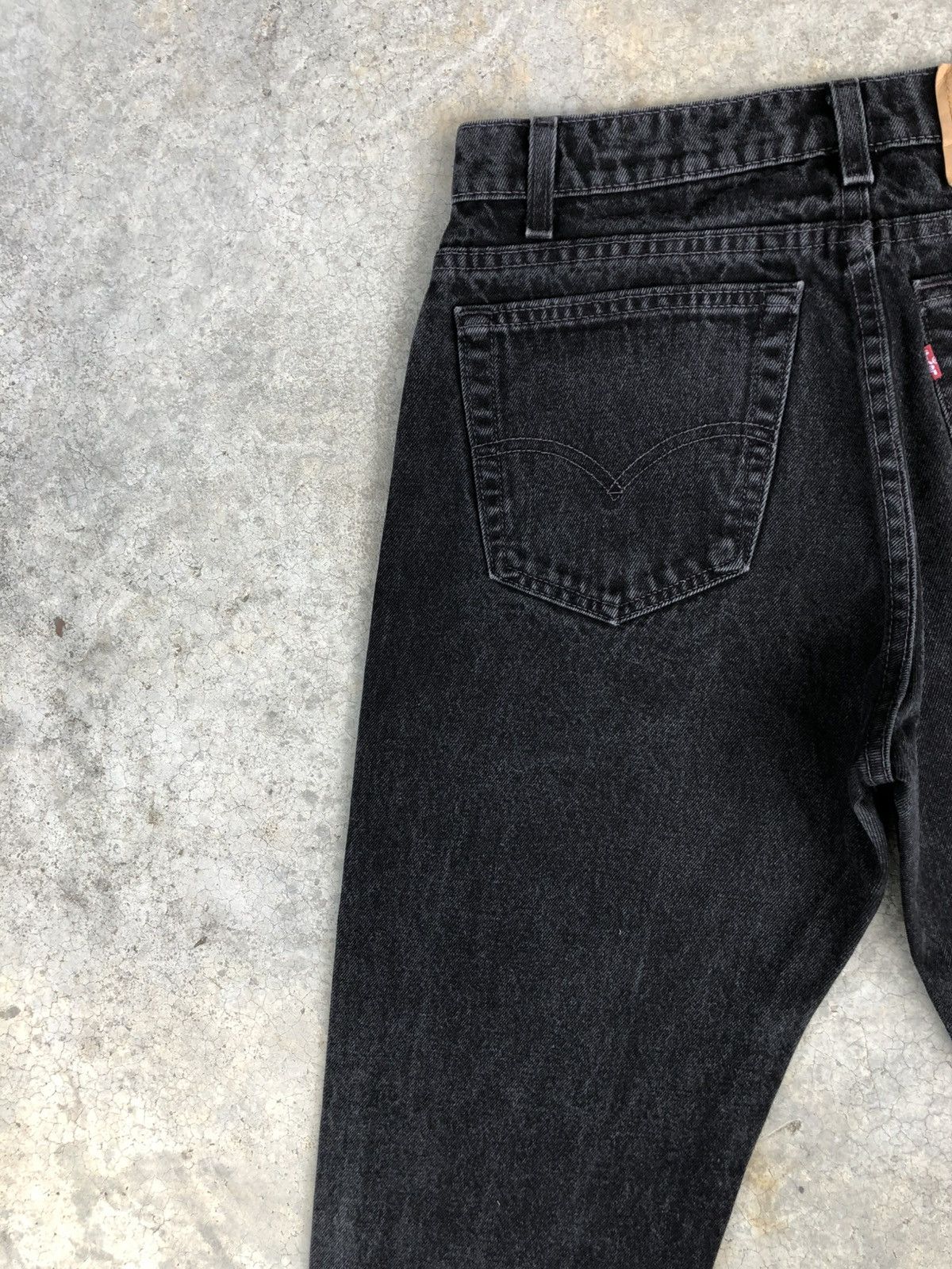 Levi's Vintage 90s Levis 550 Distressed Jeans Baggy Distressed Size US 32 / EU 48 - 9 Thumbnail