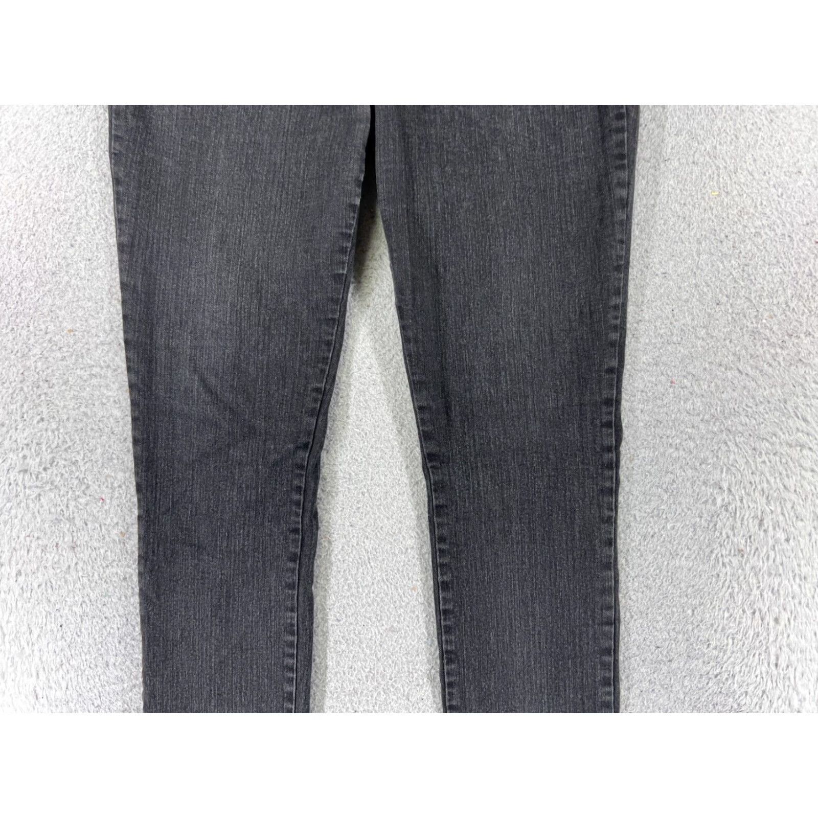 Denime Vintage Jalate Womens Jeans Skinny Black Denim Low Rise 32x31 Cotton City Style Size 34" / US 12 / IT 48 - 3 Thumbnail