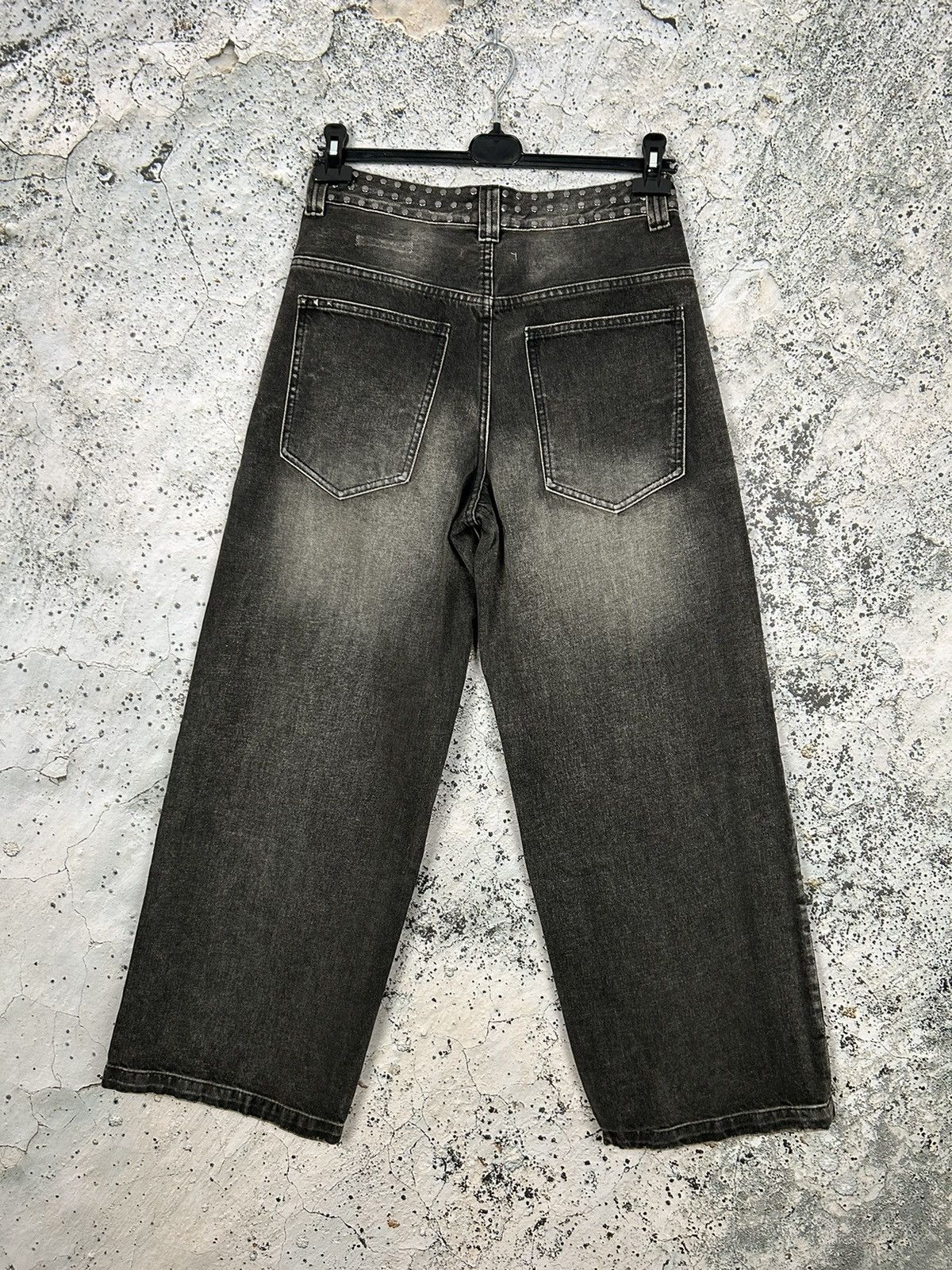 Jaded London Jaded London Colossus Fit Black Distressed Denim Jeans Rare Size US 30 / EU 46 - 4 Thumbnail