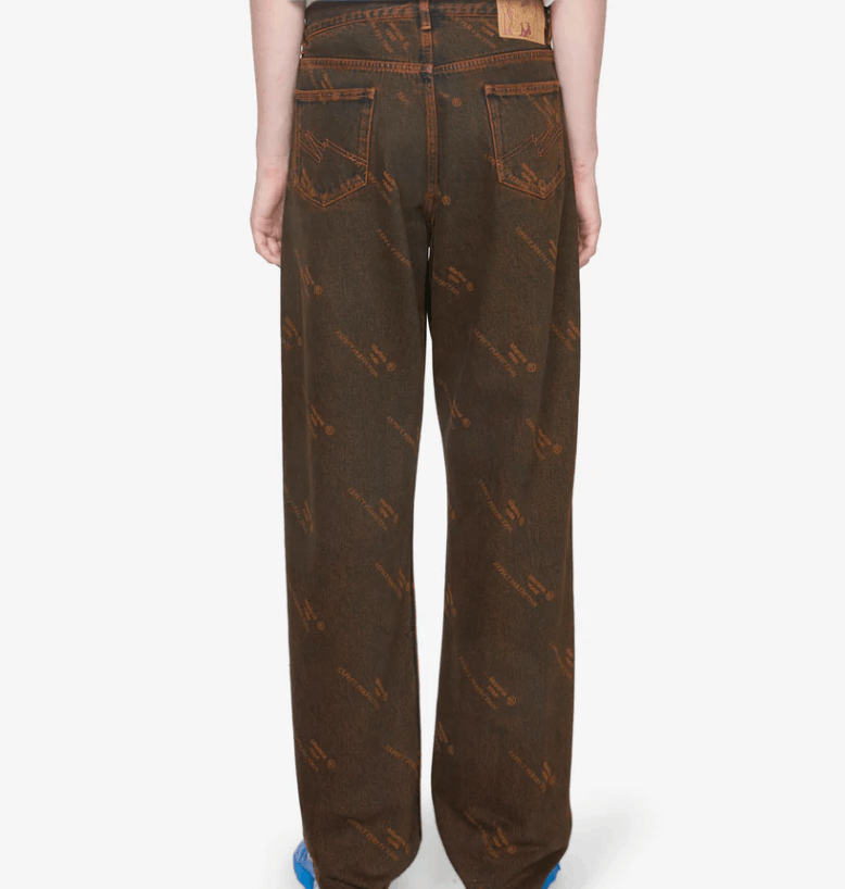Martine Rose BNWT SS25 MARTINE ROSE ORANGE LASER RELAXED FIT JEANS L Size US 34 / EU 50 - 12 Thumbnail