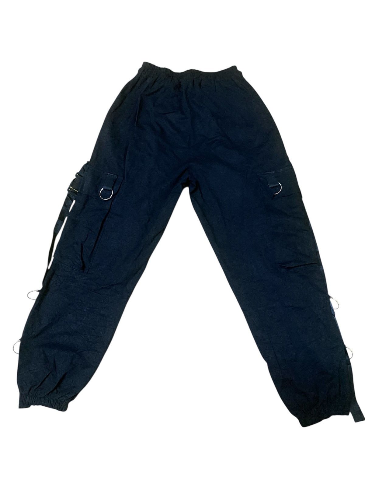 Japanese Brand Chain Multi Pocket Side Stripe Bondage Punk Parachute Cargo Size US 32 / EU 48 - 3 Thumbnail