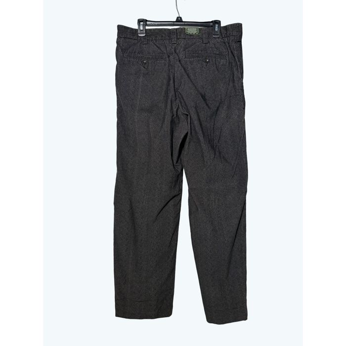 Eddie Bauer Eddie Bauer Classic Fit Textured Classic Dark Lead Pants ...