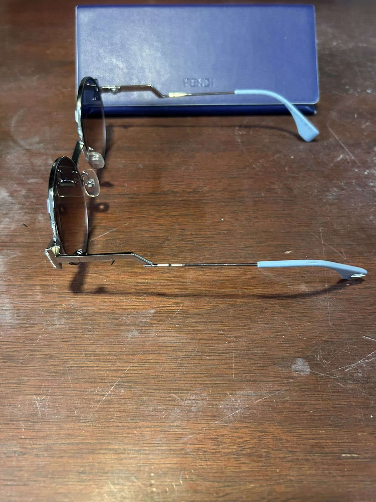 Fendi Fendi Circular Frame Sunglasses Size ONE SIZE - 2 Thumbnail
