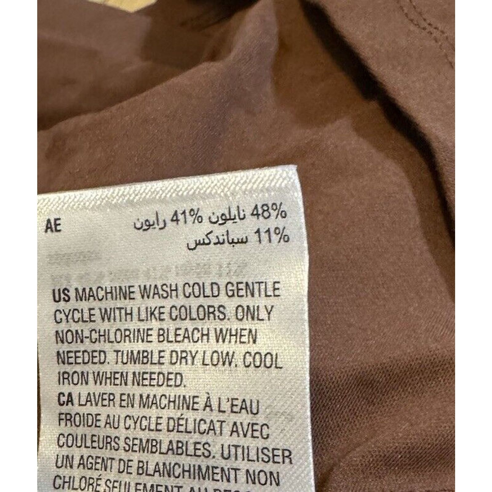Alfani Alfani Sleeveless Midi Dress Brown Old Money Aesthetic Size L / US 10 / IT 46 - 7 Thumbnail