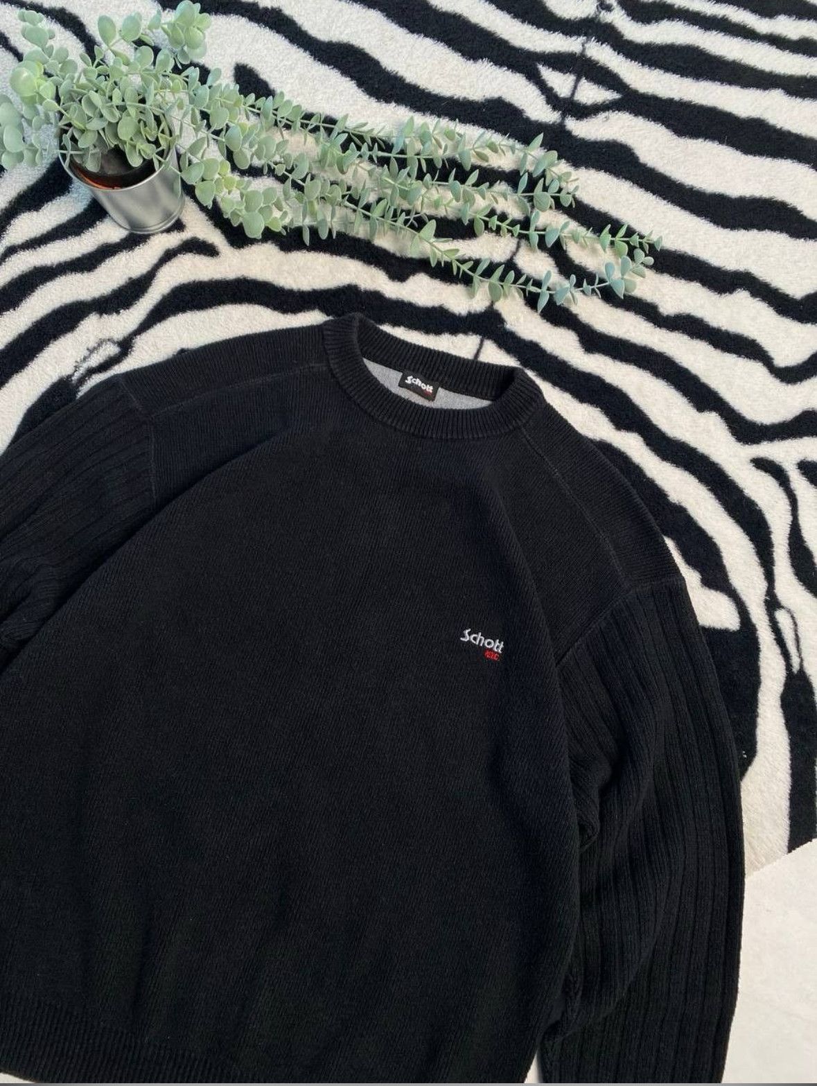 Schott × Vintage Vintage sweatshirt shcott knite travis scott boxy fit Size US XL / EU 56 / 4 - 3 Thumbnail