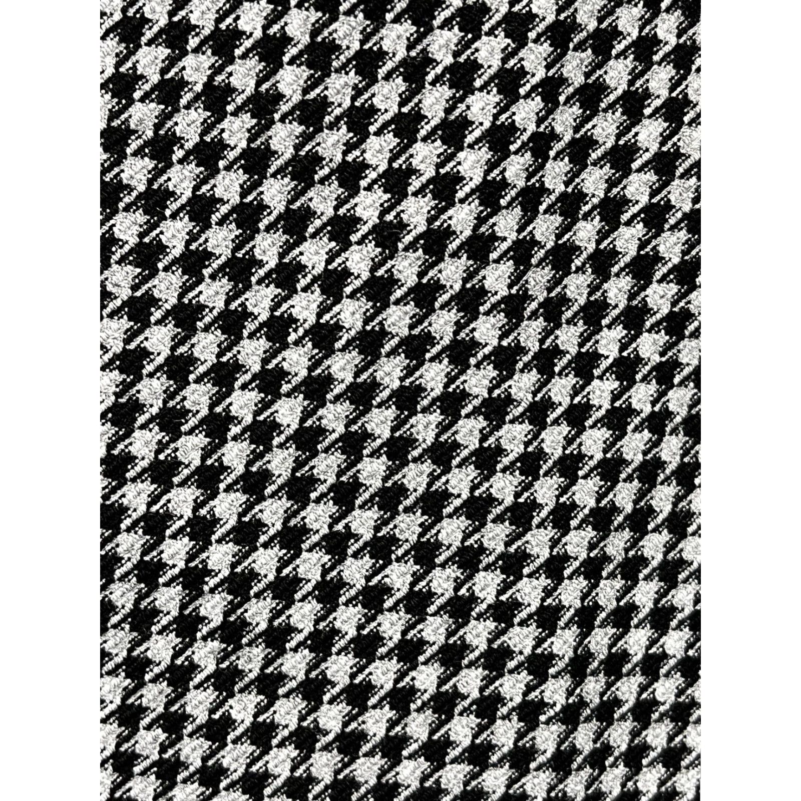 Talbots Talbots Plus Size Women's Houndstooth Ankle Pants 24W High Waist Straight Leg Black Gray Fall Winter Seasonal Size 42" / US 20 - 5 Thumbnail