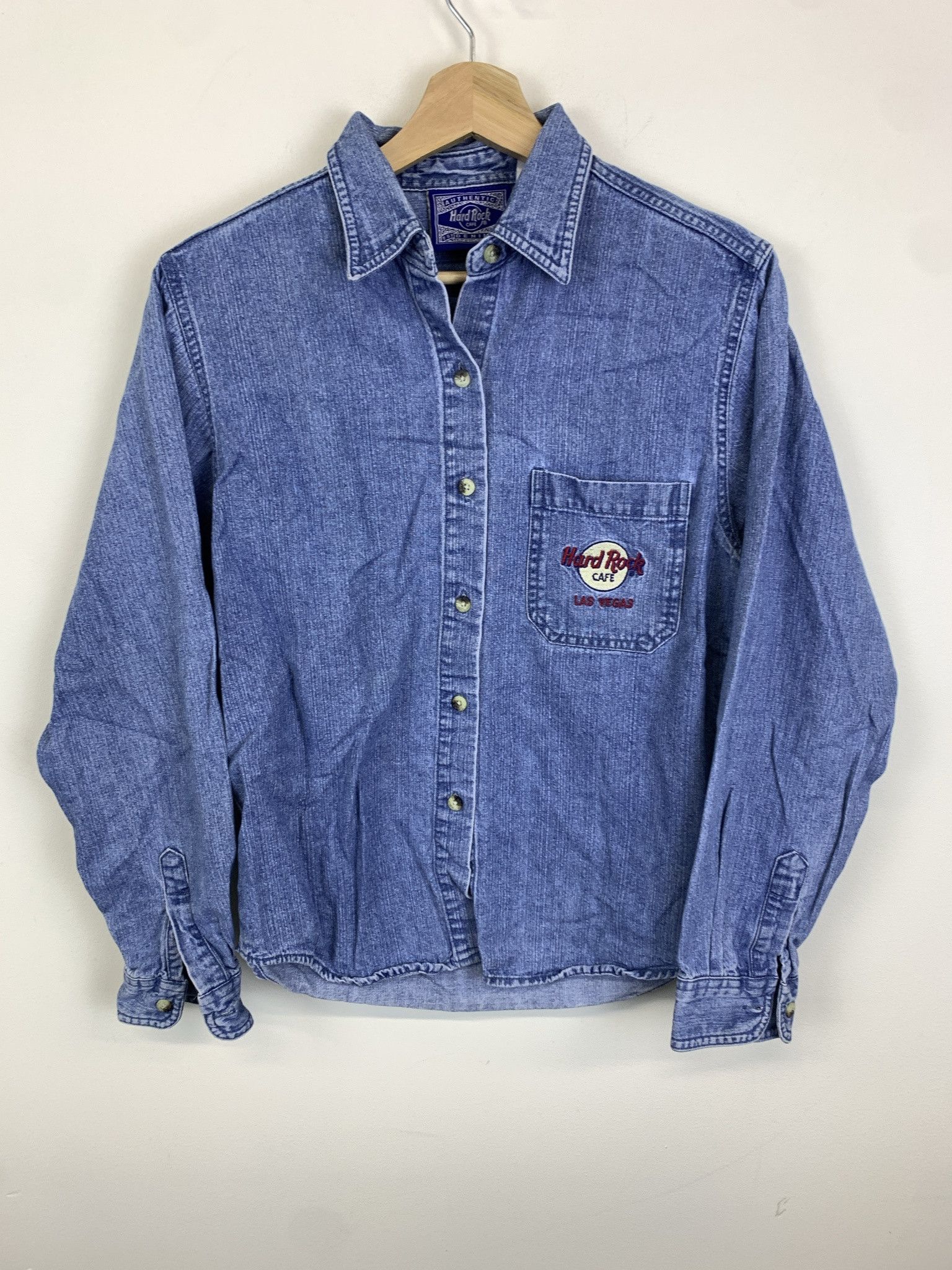 Hard fashion rock cafe denim shirt