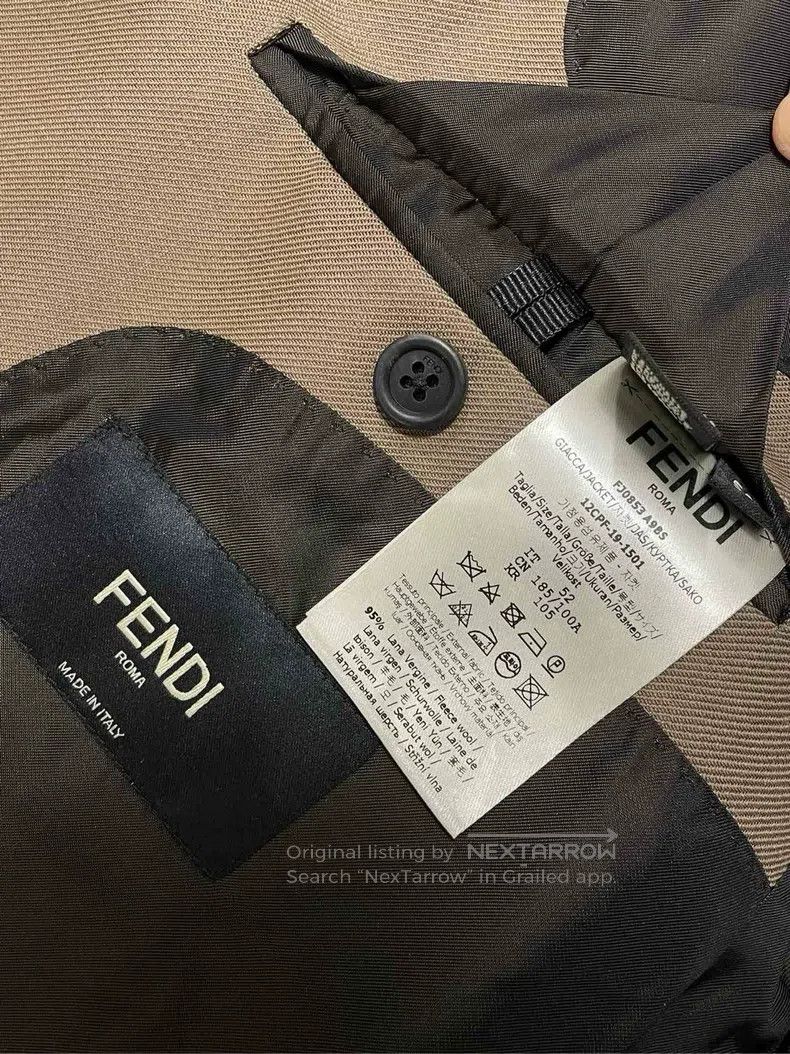 Fendi Fendi Blazer Jacket Size 52L - 6 Thumbnail