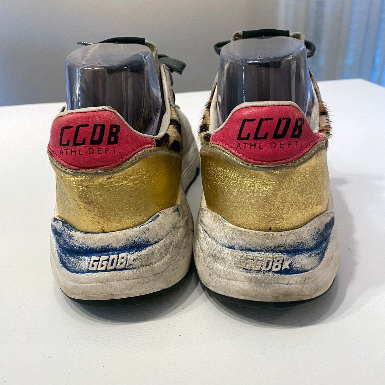 Golden Goose Golden Goose Leopard Calf Sneakers EU Size 38 US Size 7 7.5 Size US 7 / IT 37 - 7 Thumbnail